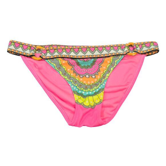 Victoria Secret Pink Colorful Print Bikini Swim Suit Bottom - Picture 1 of 6
